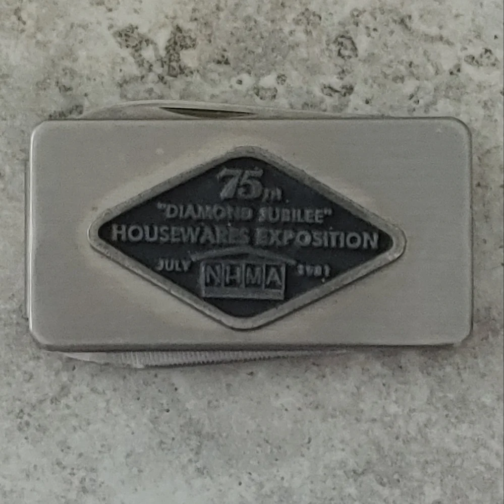 Vintage Money Clip With Knife and File